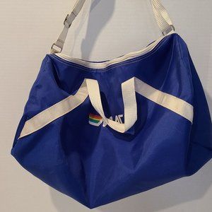 Vintage & Rare - Mac Machine Duffel Bag - Rainbow Logo-Blue/White